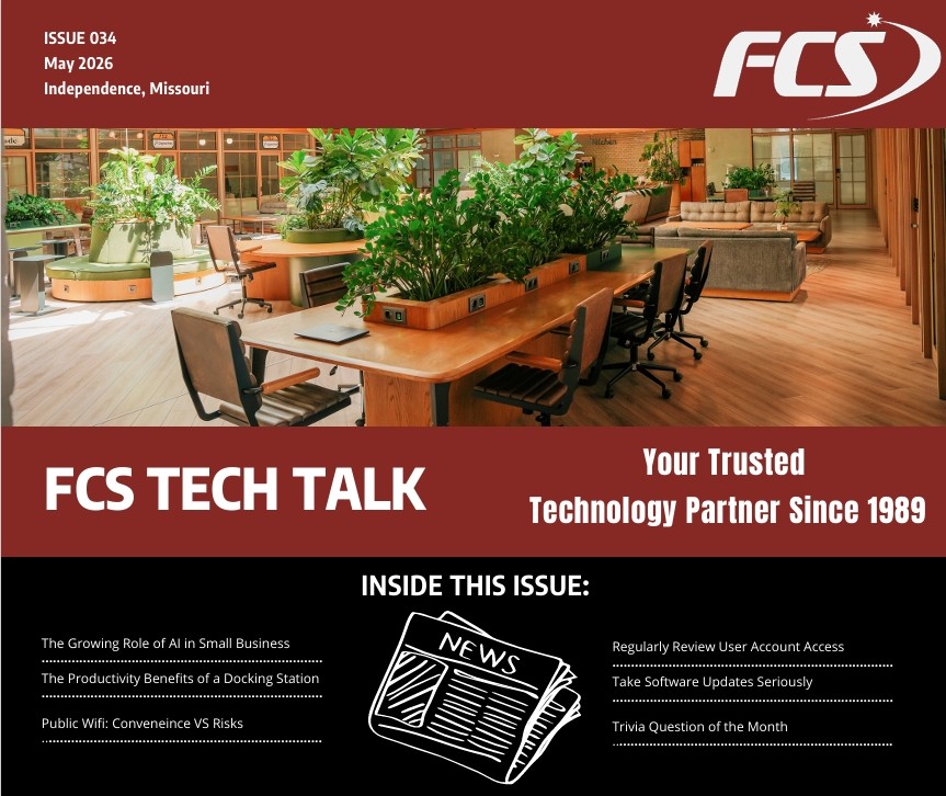 FCS Tech Talk Newsletter - May 2026